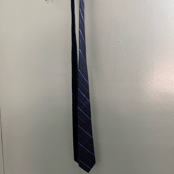 Michael Kors Other - Michael Kors purple and Black Striped Tie #office